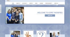 Desktop Screenshot of coretherapies.net